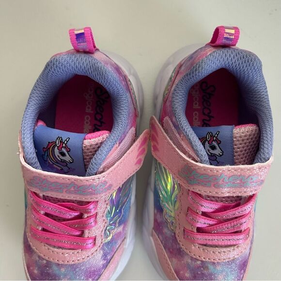 NEW SKECHERS unicorn storm (toddler) in pink-lavender - Picture 5 of 7